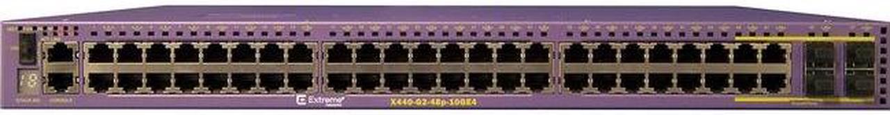 Alt view image 9 of 12 - Extreme Networks X440-G2-48p-10GE4 Ethernet Switch