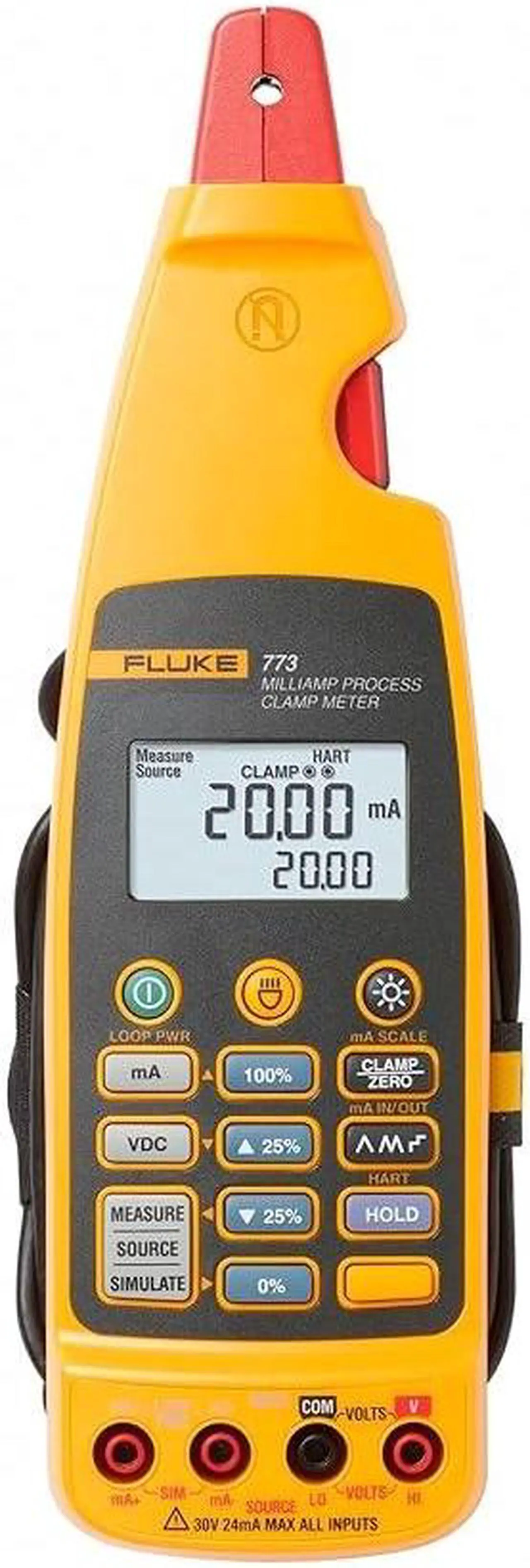 Alt view image 6 of 6 - Fluke 773 Milliamp Process Clamp Meter, 4 to 20 mA