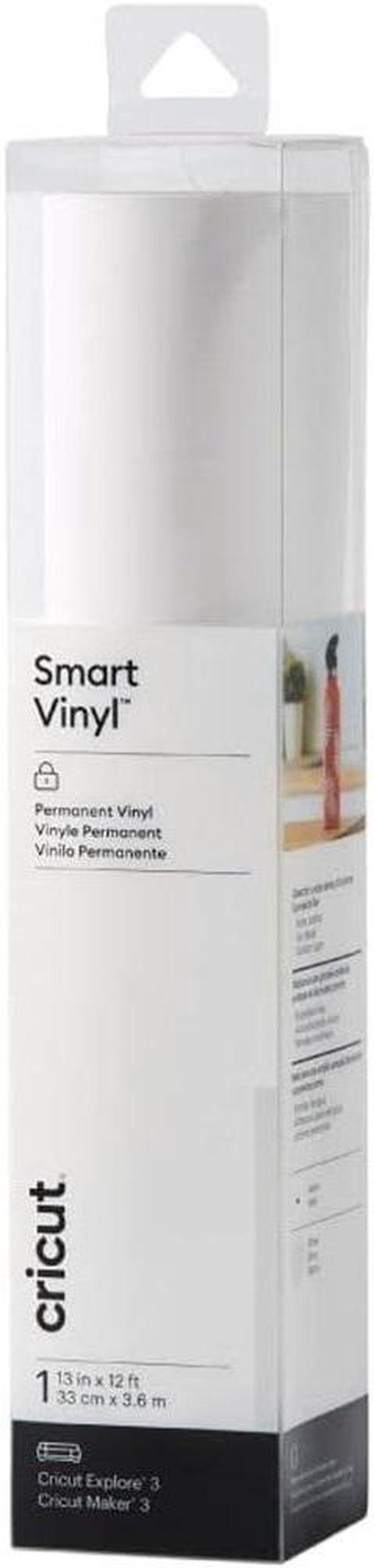 Main image of Cricut Smart Permanent Vinyl (13in x 12ft, White) for Explore and Maker 3 - Matless cutting for long cuts up to 12ft