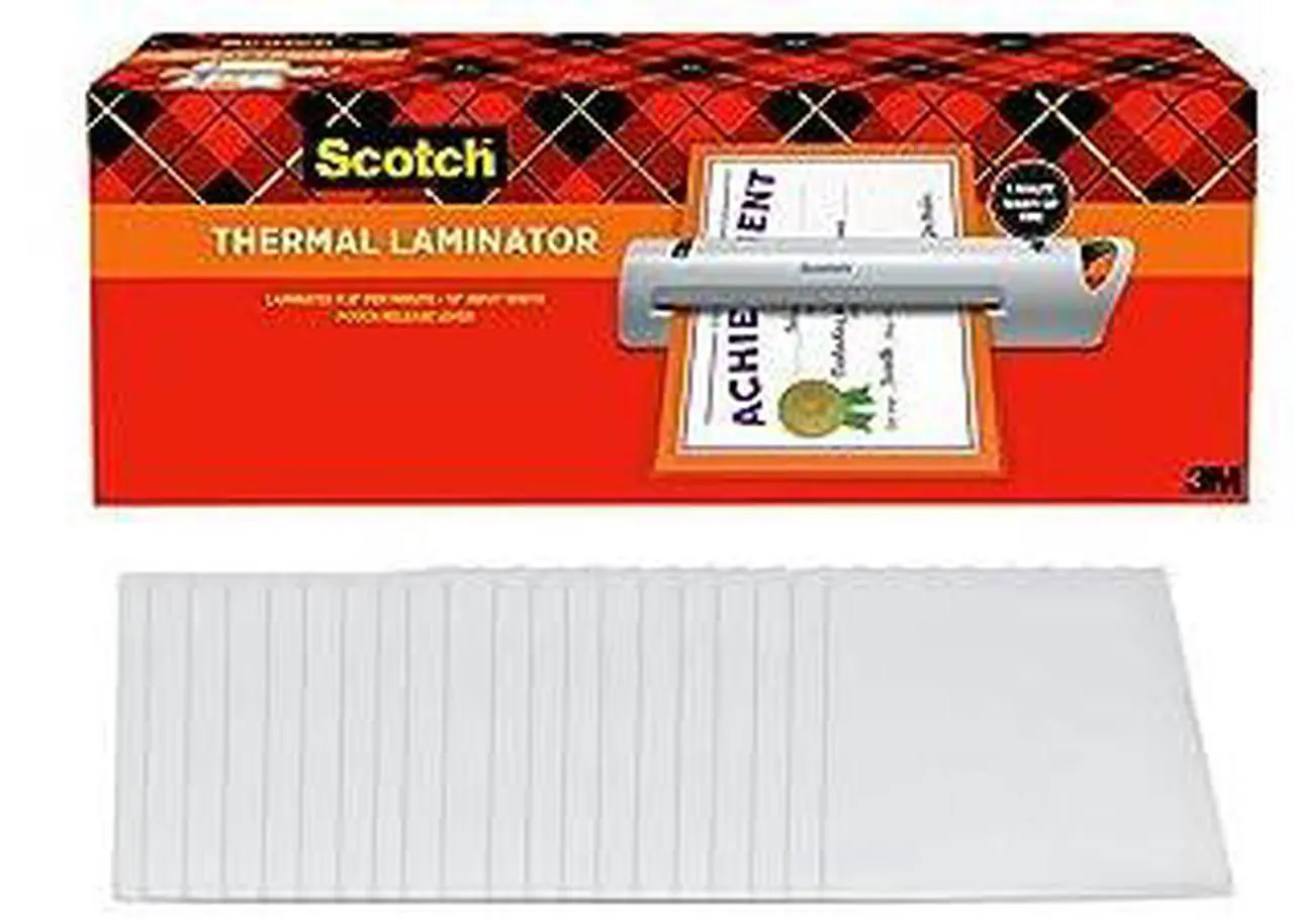 Alt view image 7 of 7 - Scotch Thermal Laminator with 20 Letter Size Pouches (TL1302XVP)
