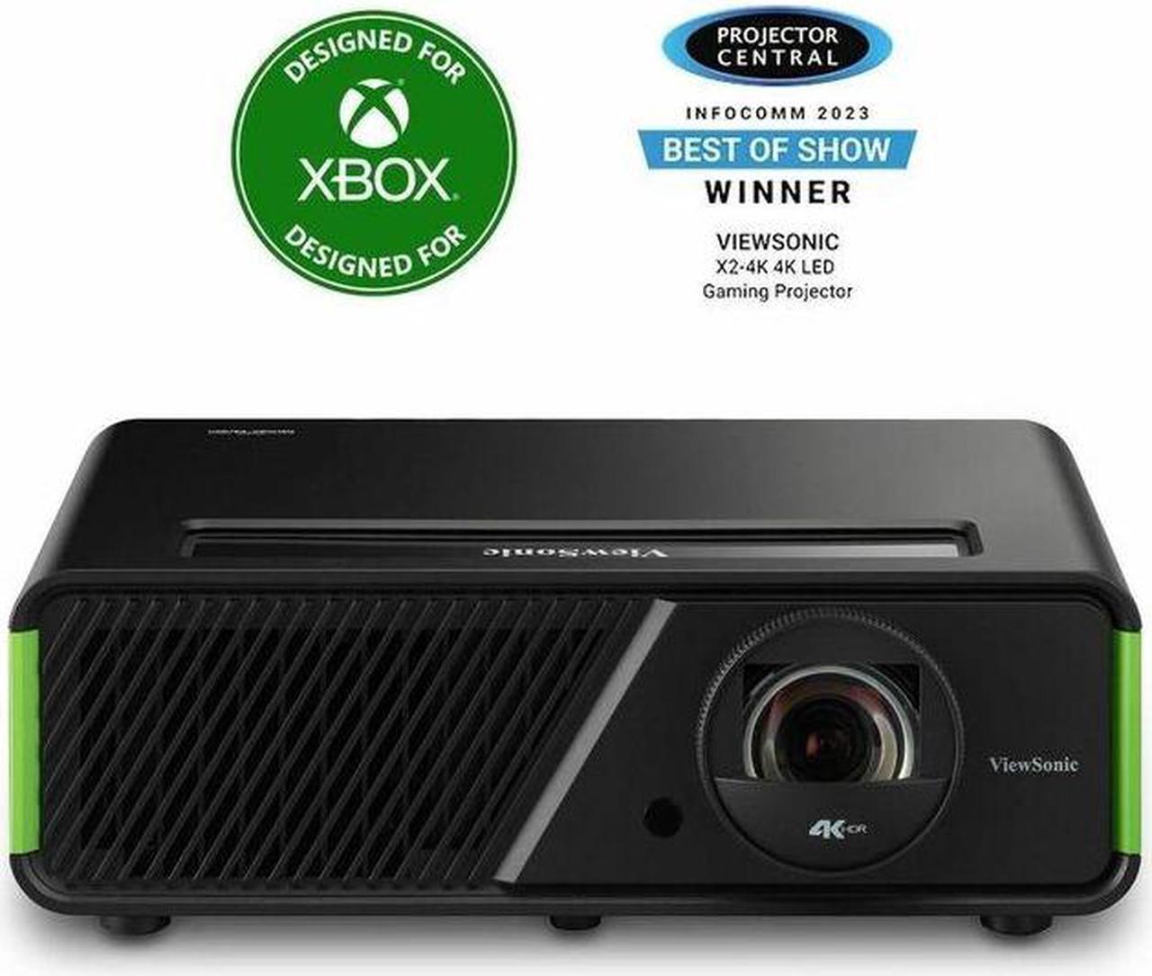 Alt view image 14 of 14 - ViewSonic X2-4K UHD Short Throw Projector with 2000 Lumens, Cinematic Colors, 1.2x Optical Zoom, H&V Keystone, Corner Adjustment and HDR/HLG Support