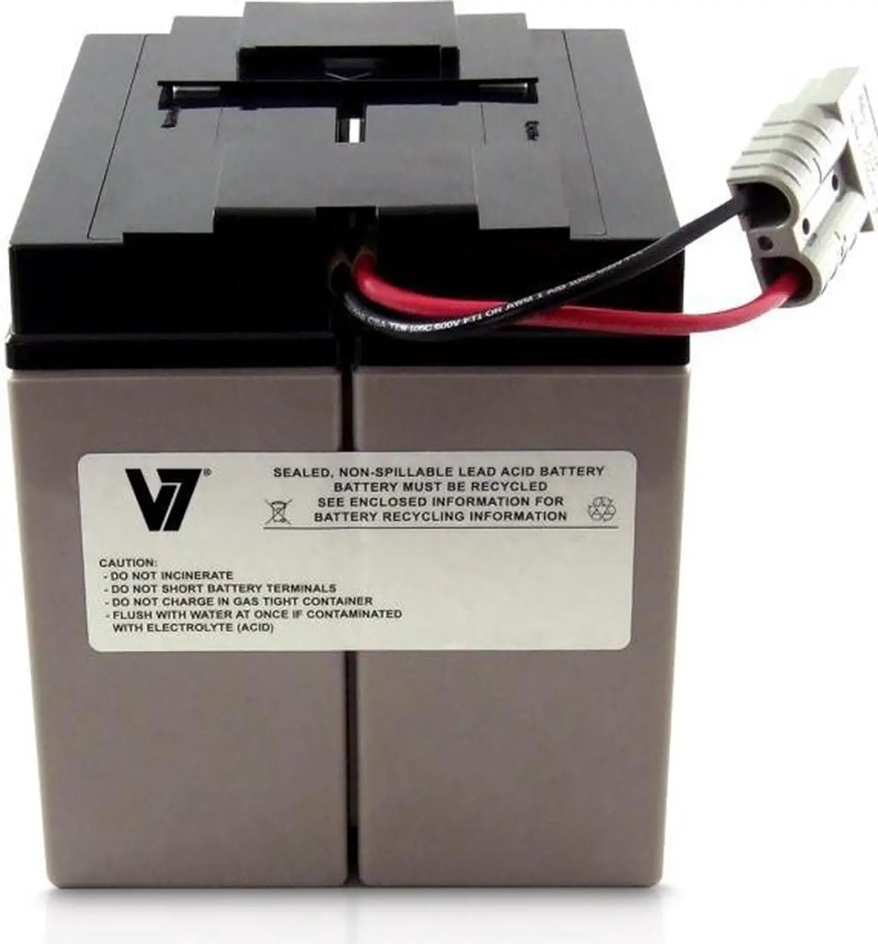 Alt view image 8 of 9 - V7 RBC7-V7 UPS Replacement Battery for APC