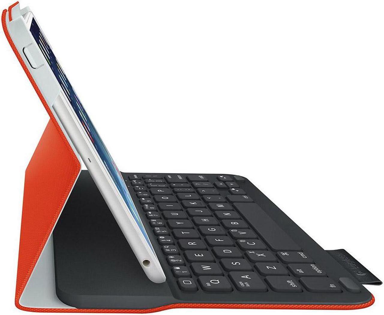 Main image of Logitech Ultrathin Keyboard Folio Case for iPad Mini (Red-Orange) 820-006394
