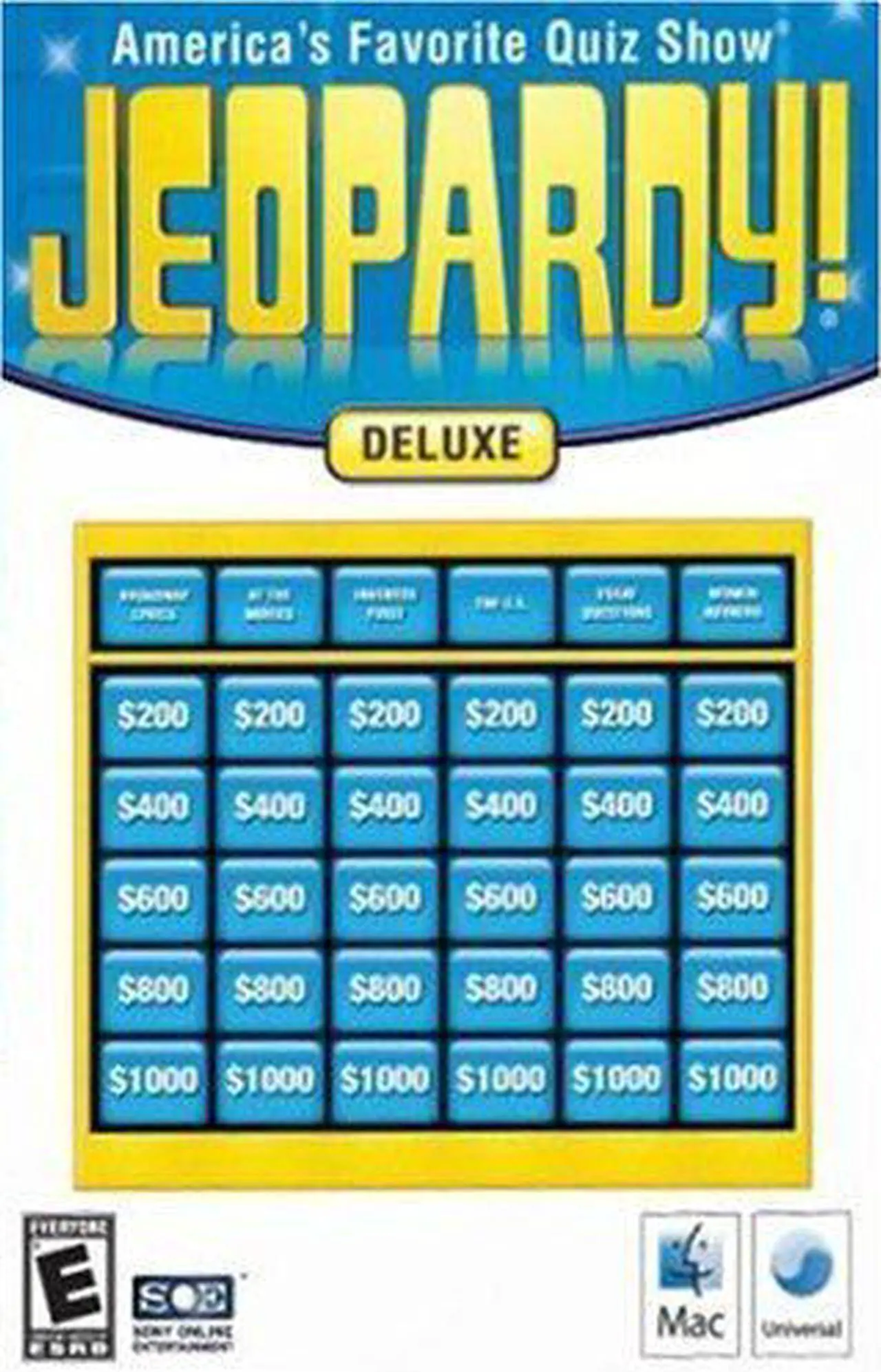 Main image of Jeopardy! Deluxe Edition for Mac OS X