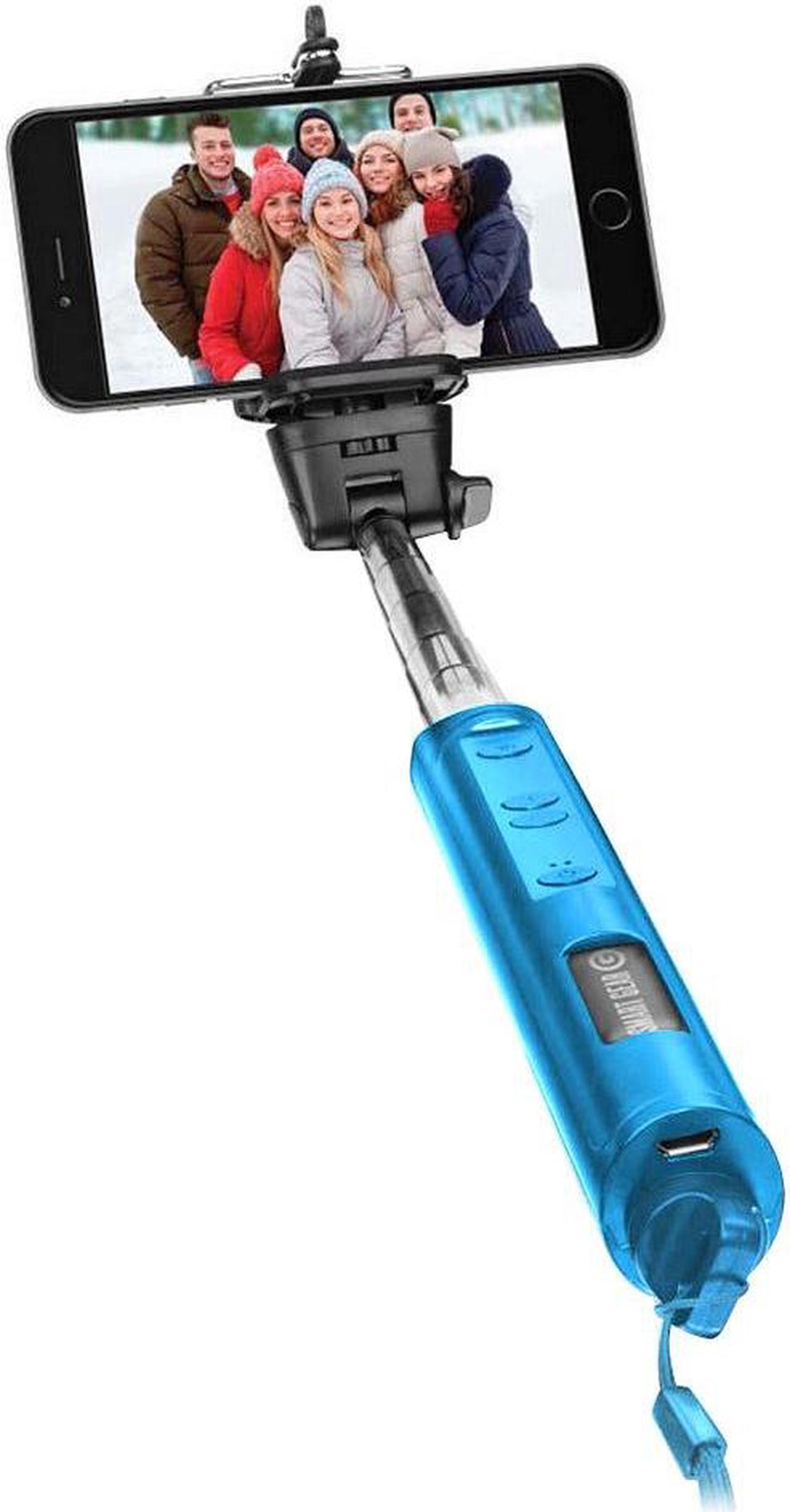 Main image of Smart Gear 40" Bluetooth Telescoping Extendable Monopod Selfie Stick, Blue