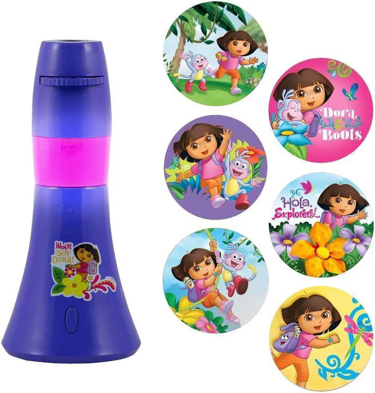 Main image of Nickelodeon's Dora the Explorer LED Projector Lamp Night Light with Timer