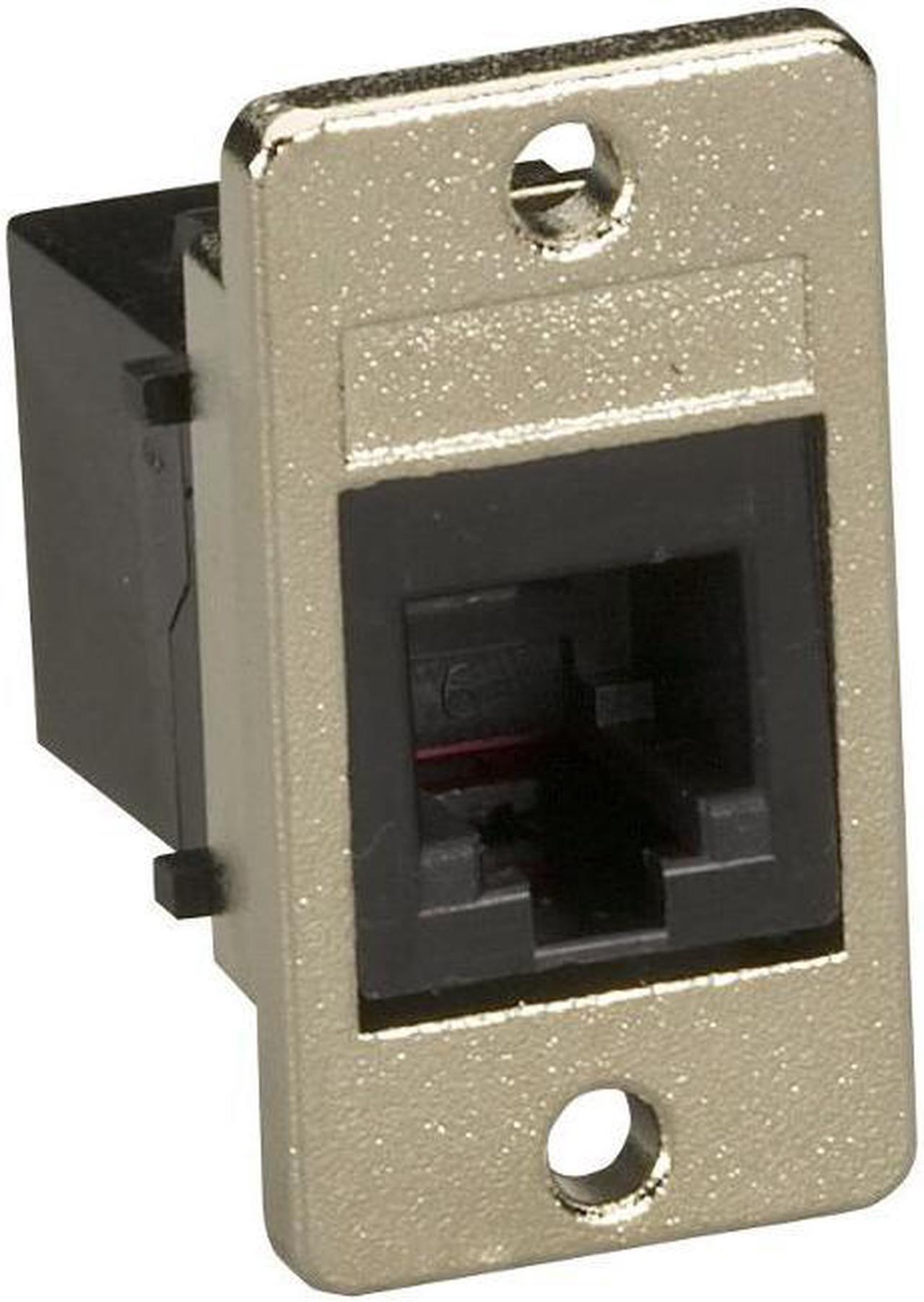 BLACK BOX FMT1080 PANEL MOUNT COUPLER RJ11 UNSHIELD 4W BK