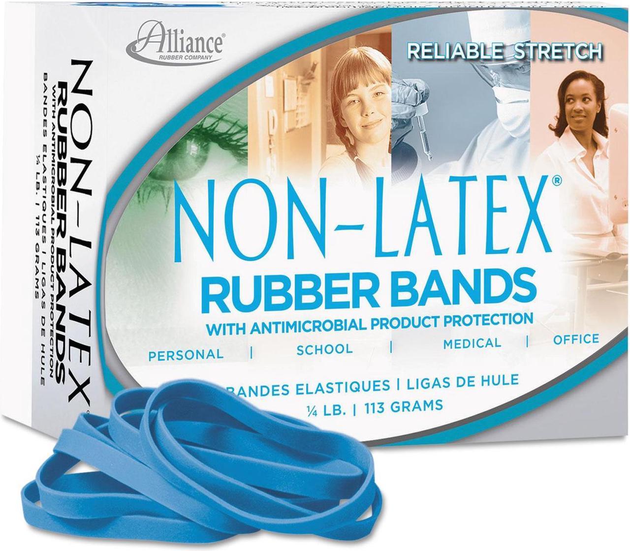 Alliance Antimicrobial Non-Latex Rubber Bands Sz. 64 3-1/2 x 1/4 1/4lb Box 42649