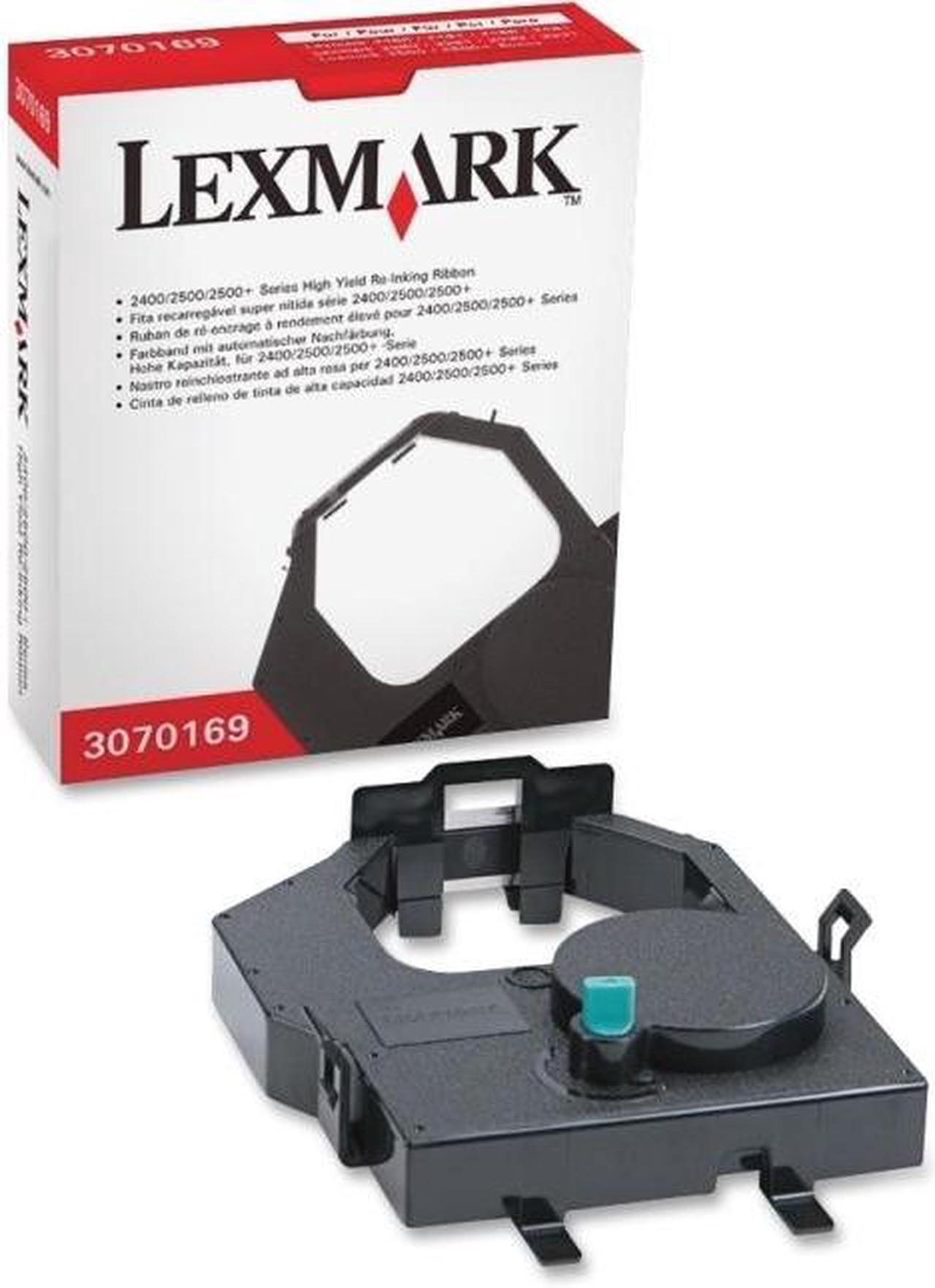 Alt view image 2 of 2 - Lexmark Re-Ink Printer Ribbon 3070169 Black 935717