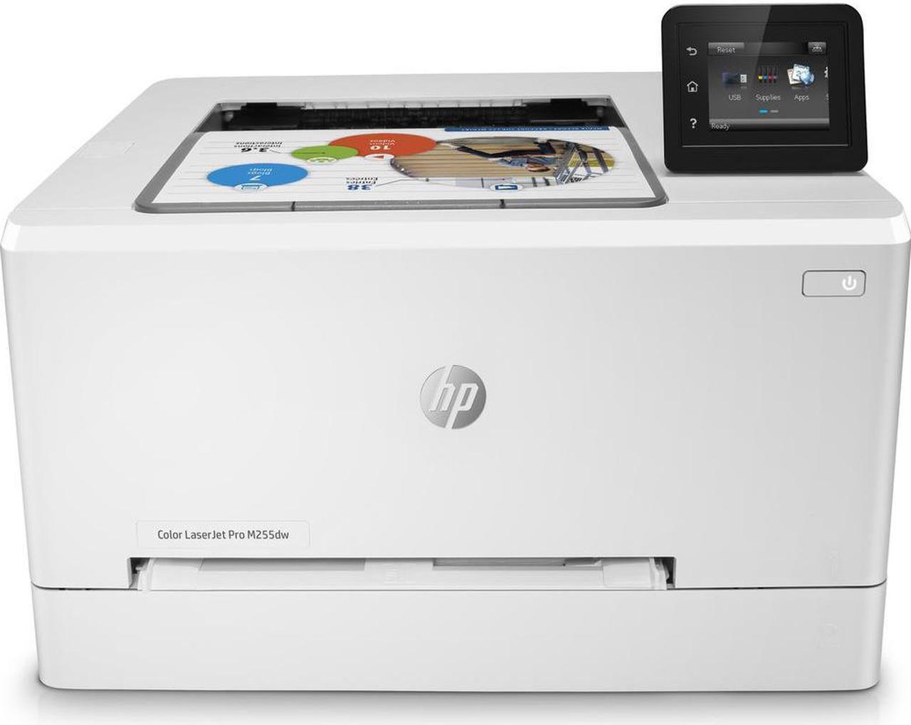 Alt view image 6 of 6 - HP Color Laserjet Pro M255dw Wireless Laser Printer, Remote Mobile Print, Duplex Printing (7KW64A), White, One Size (7KW64A#BGJ) (Renewed)