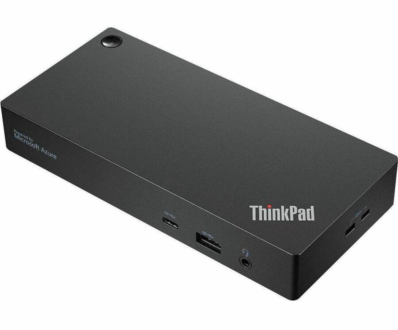 Alt view image 9 of 15 - Lenovo ThinkPad 40BN Docking Station - for Notebook/Monitor - Charging Capability - 135 W - USB Type C - 2 Displays Supported - 4K @ 60Hz, 4K UHD, 4K - 3840 x 2160 - 6 x USB Ports - 2 x USB 2.0 - 5 x