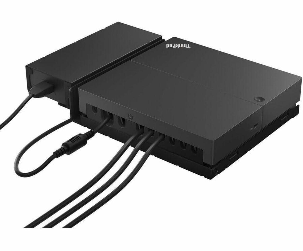 Alt view image 12 of 15 - Lenovo ThinkPad 40BN Docking Station - for Notebook/Monitor - Charging Capability - 135 W - USB Type C - 2 Displays Supported - 4K @ 60Hz, 4K UHD, 4K - 3840 x 2160 - 6 x USB Ports - 2 x USB 2.0 - 5 x