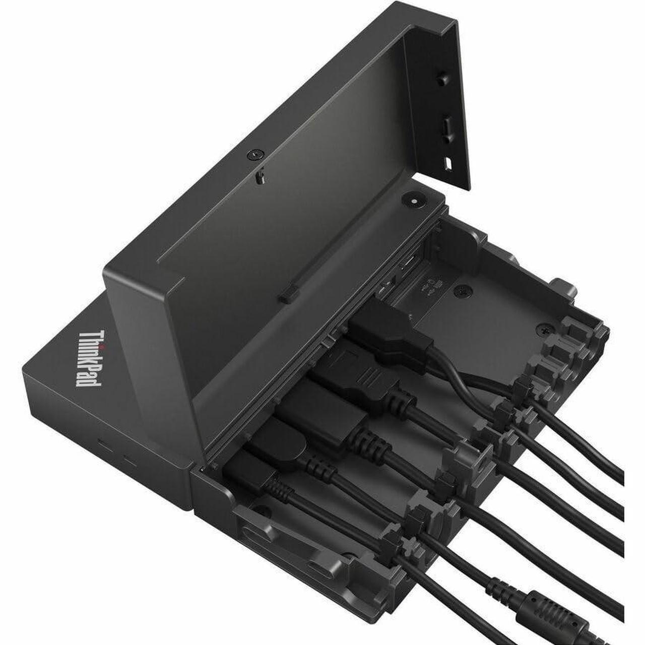 Alt view image 15 of 15 - Lenovo ThinkPad 40BN Docking Station - for Notebook/Monitor - Charging Capability - 135 W - USB Type C - 2 Displays Supported - 4K @ 60Hz, 4K UHD, 4K - 3840 x 2160 - 6 x USB Ports - 2 x USB 2.0 - 5 x