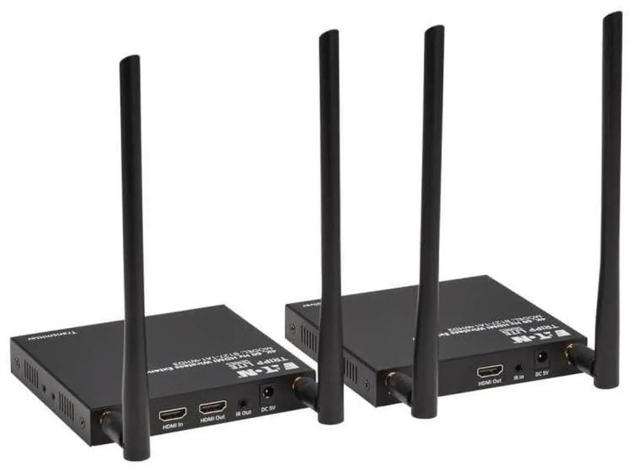 Alt view image 10 of 15 - Eaton Tripp Lite Series HDMI over Wireless Extender Kit w IR, 4K 60 Hz, Wireless HDMI, Switchable Channel, Up to 164 ft. (50 m) - 164.04 ft Range - 1 x HDMI In - 2 x HDMI Out - 1 - 1 - 1080p, 720p - 4