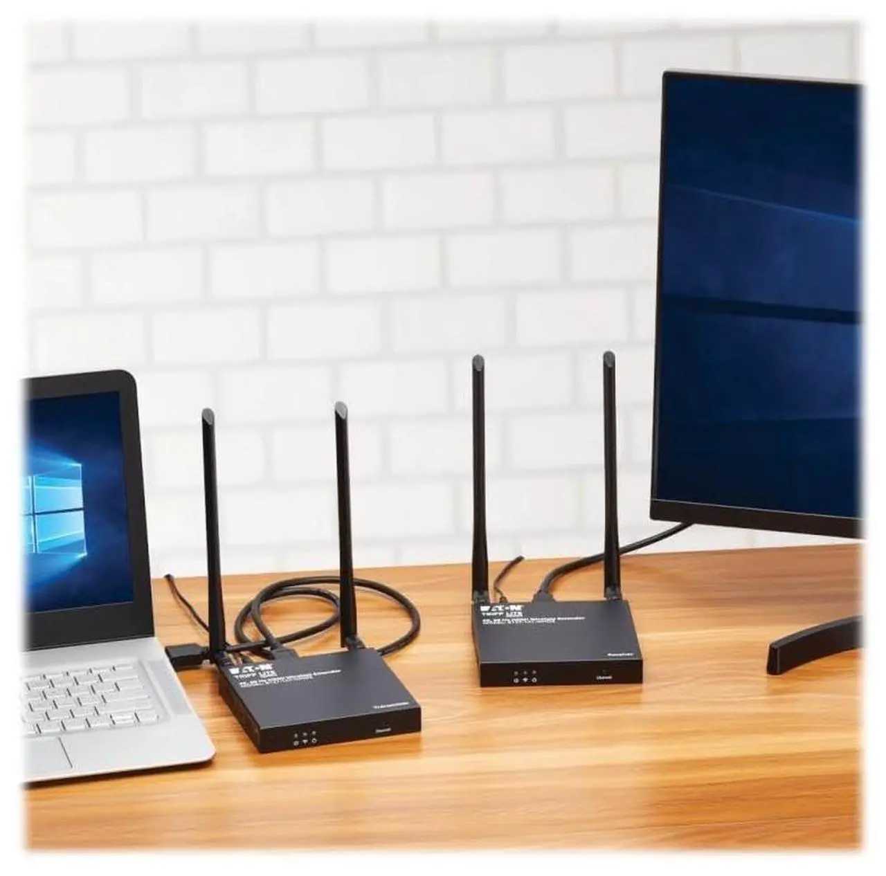Alt view image 15 of 15 - Eaton Tripp Lite Series HDMI over Wireless Extender Kit w IR, 4K 60 Hz, Wireless HDMI, Switchable Channel, Up to 164 ft. (50 m) - 164.04 ft Range - 1 x HDMI In - 2 x HDMI Out - 1 - 1 - 1080p, 720p - 4
