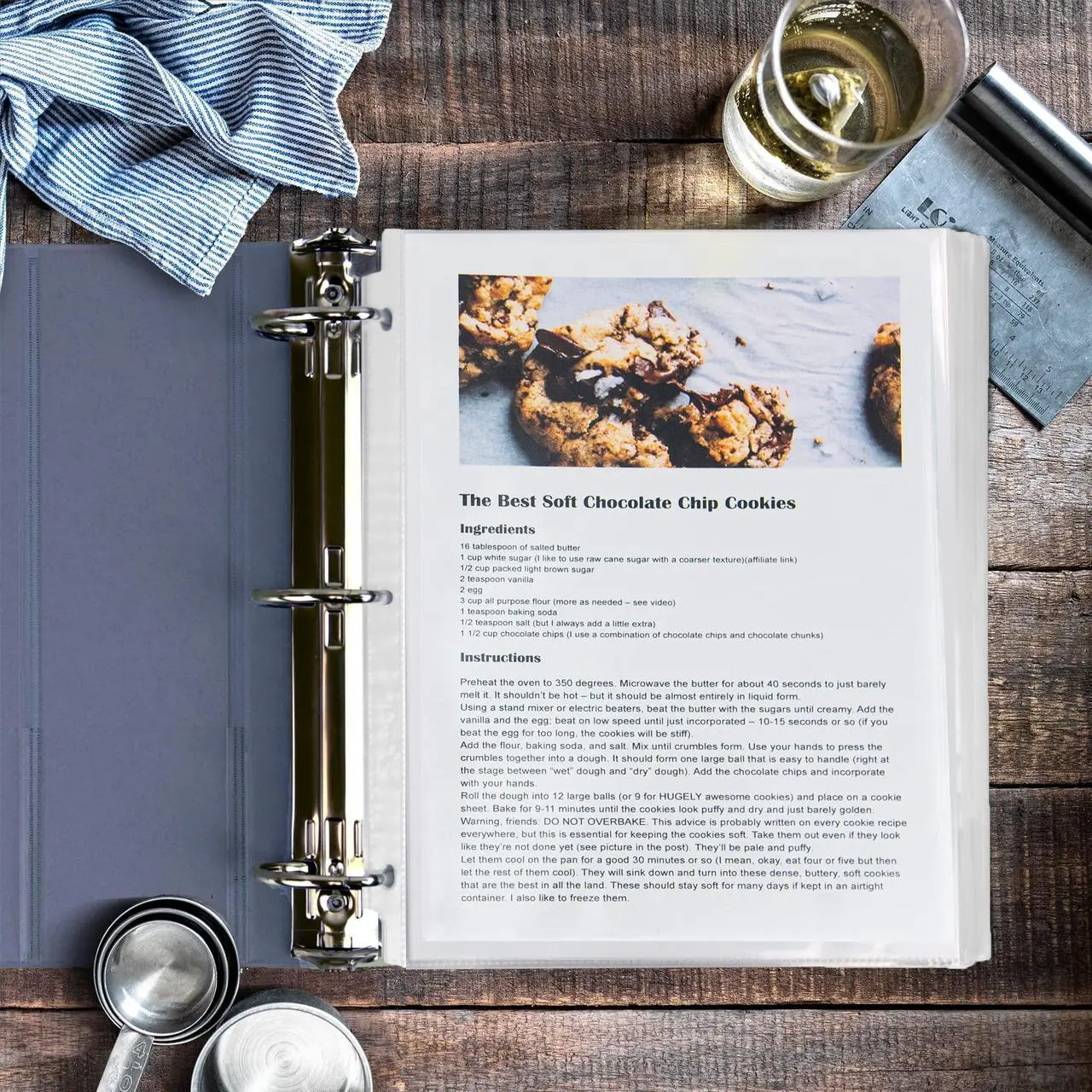Alt view image 6 of 6 - Earth's Choice Plant-Based BOHO D-Ring View Binders 1" Capacity 11 x 8.5 Indigo 2/Pack U69341