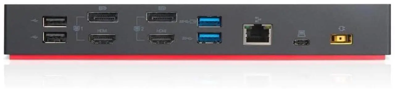 Alt view image 17 of 20 - Lenovo ThinkPad Universal USB-C Dock (with 135W Power Adapter)
