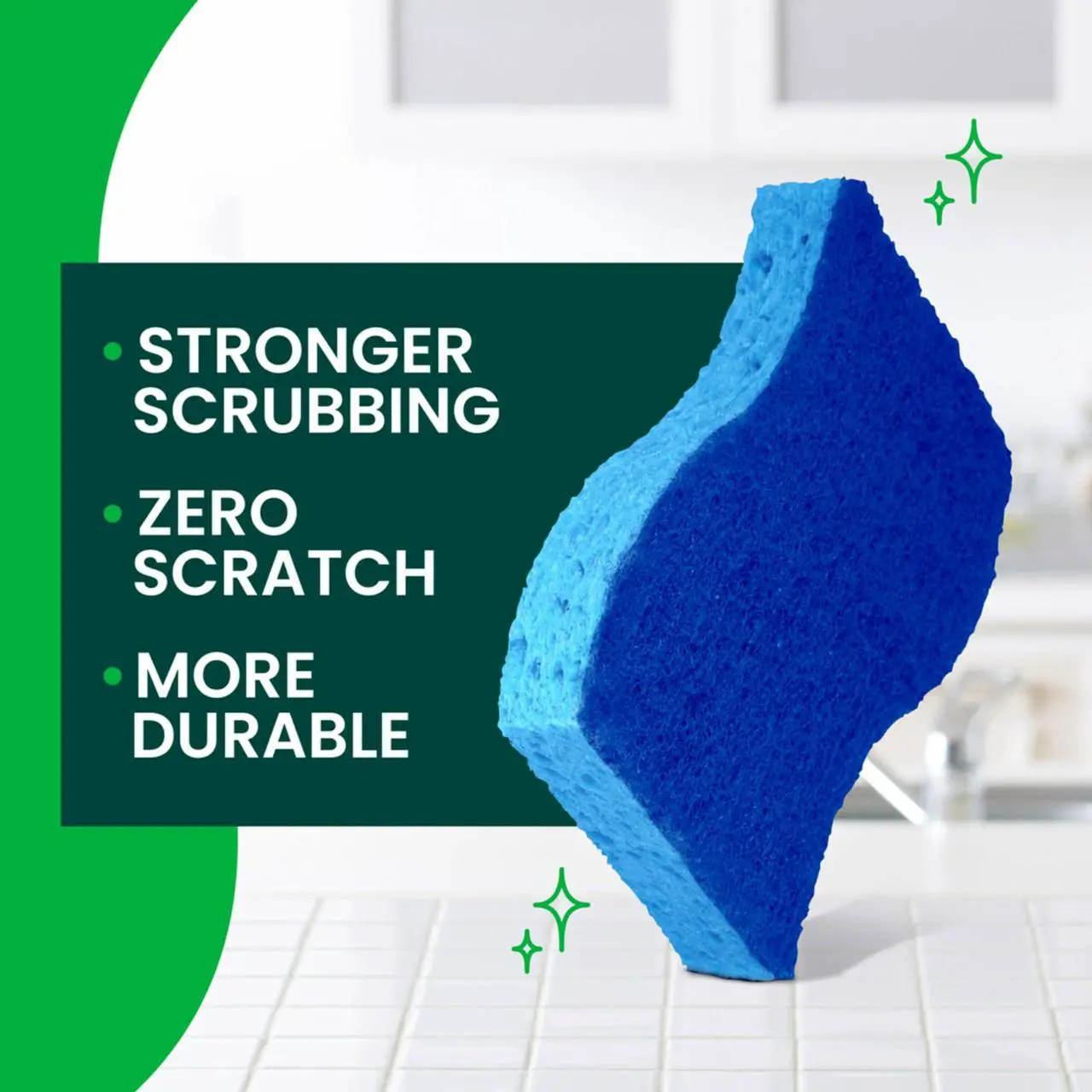 Alt view image 8 of 13 - 3M 93684 Scotch Brite 9 Pack Non-Scratch Scrub Sponges
