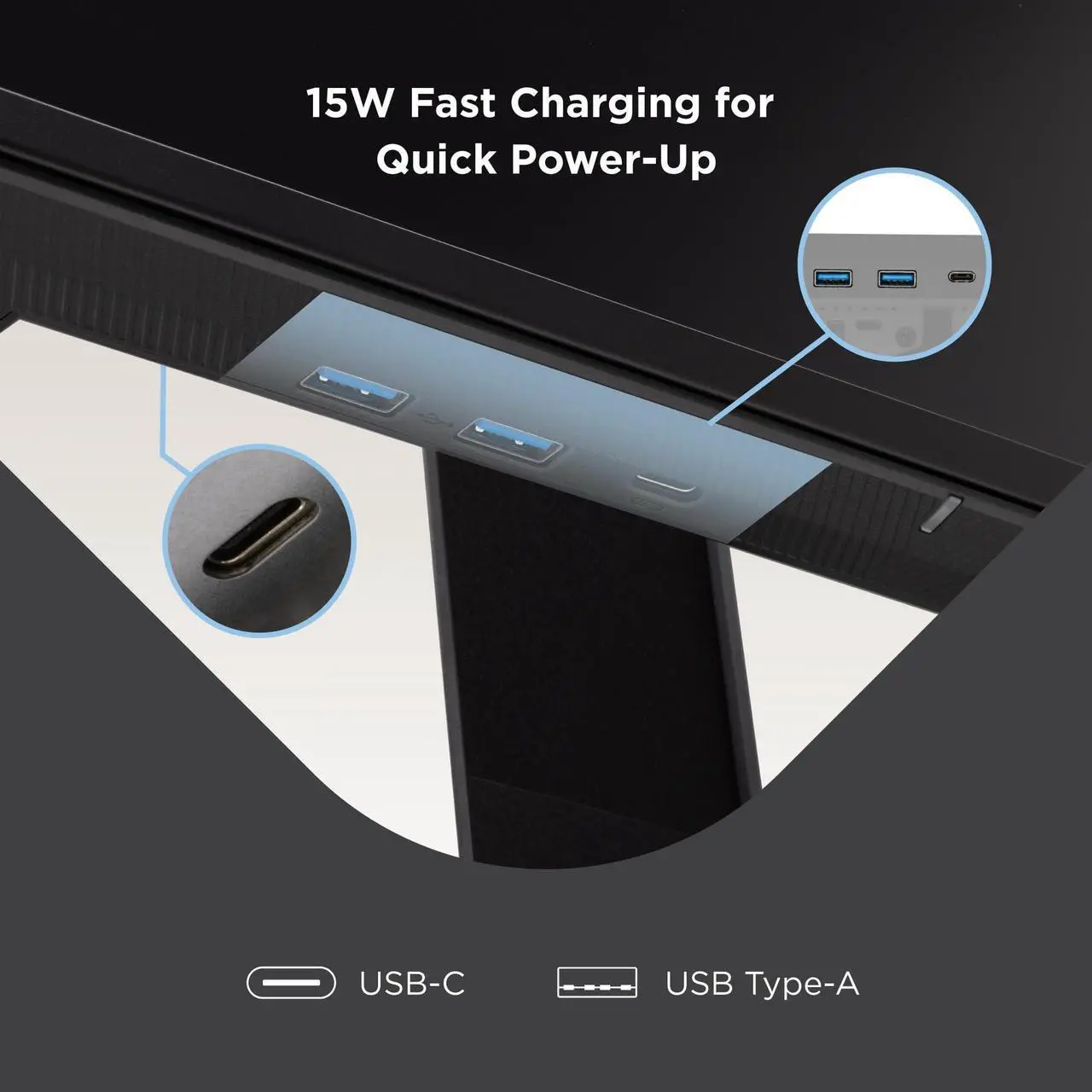 Alt view image 19 of 20 - ViewSonic VG2452 24 Inch IPS 1080p Ergonomic Monitor with Tilt, Swivel, Pivot, Height Adjust, 100Hz, USB Hub, HDMI, DisplayPort, and 65W USB C Inputs
