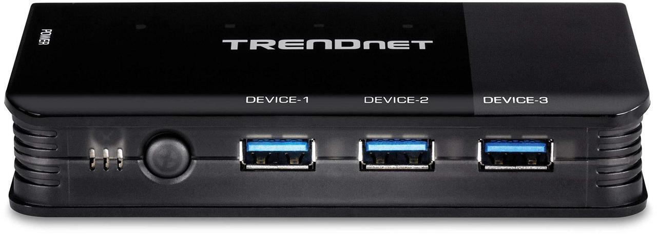 Alt view image 17 of 20 - TRENDnet TK-U404  4 Computer 4-Port USB 3.1 Sharing Switch