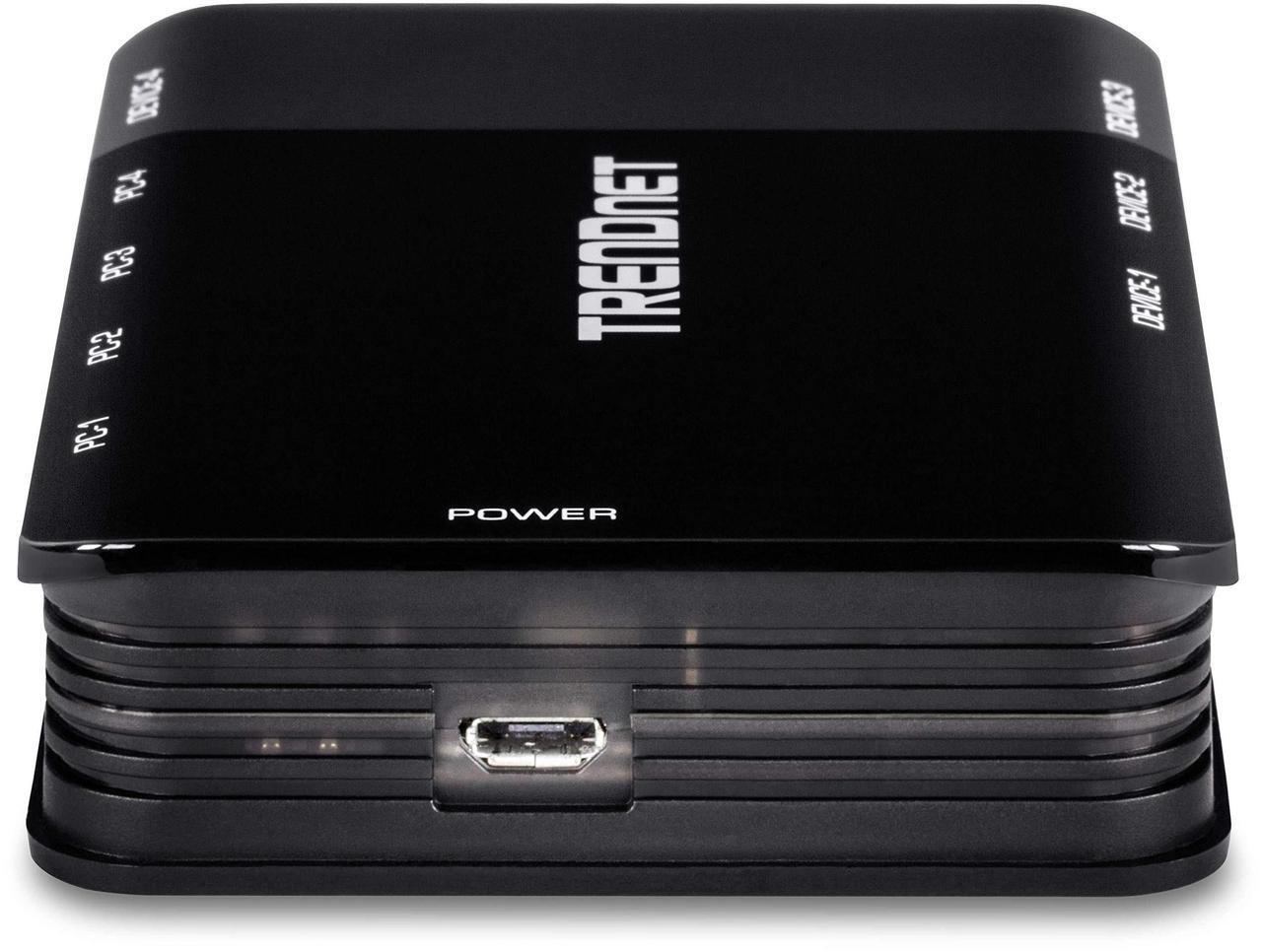 Alt view image 18 of 20 - TRENDnet TK-U404  4 Computer 4-Port USB 3.1 Sharing Switch