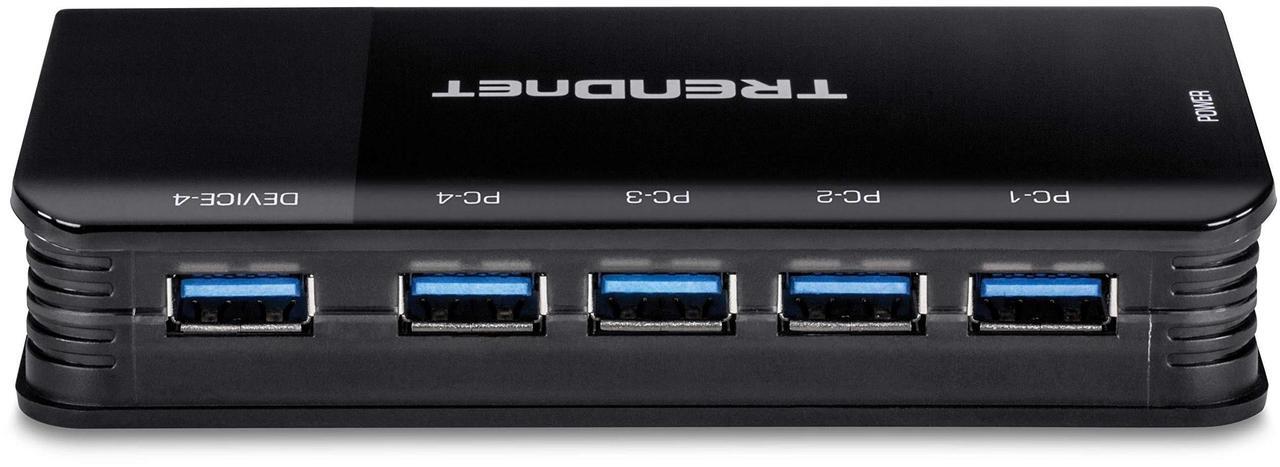 Alt view image 19 of 20 - TRENDnet TK-U404  4 Computer 4-Port USB 3.1 Sharing Switch