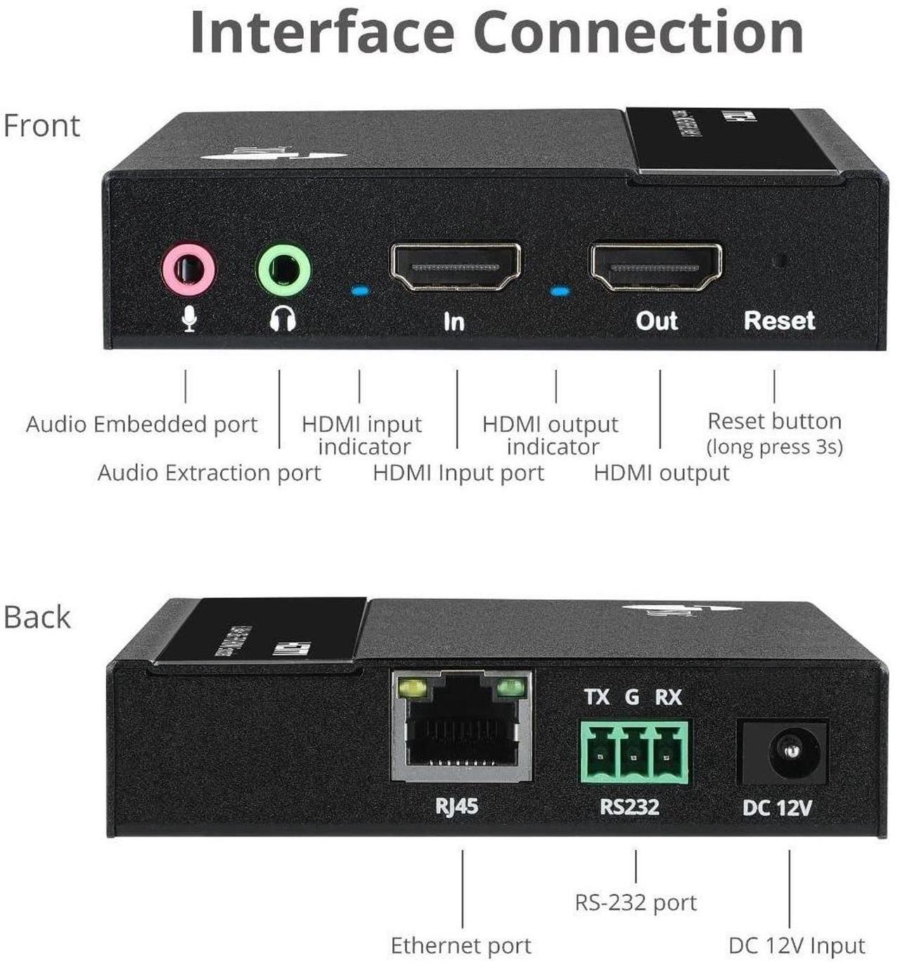 Alt view image 13 of 17 - SIIG 1080p HDMI Video H.264 H.265 IPTV Encoder with Loopout CEH27511S1