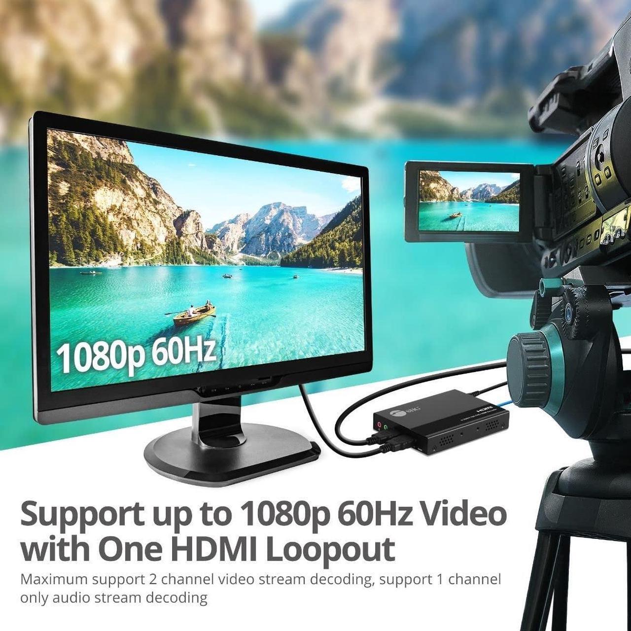 Alt view image 15 of 17 - SIIG 1080p HDMI Video H.264 H.265 IPTV Encoder with Loopout CEH27511S1