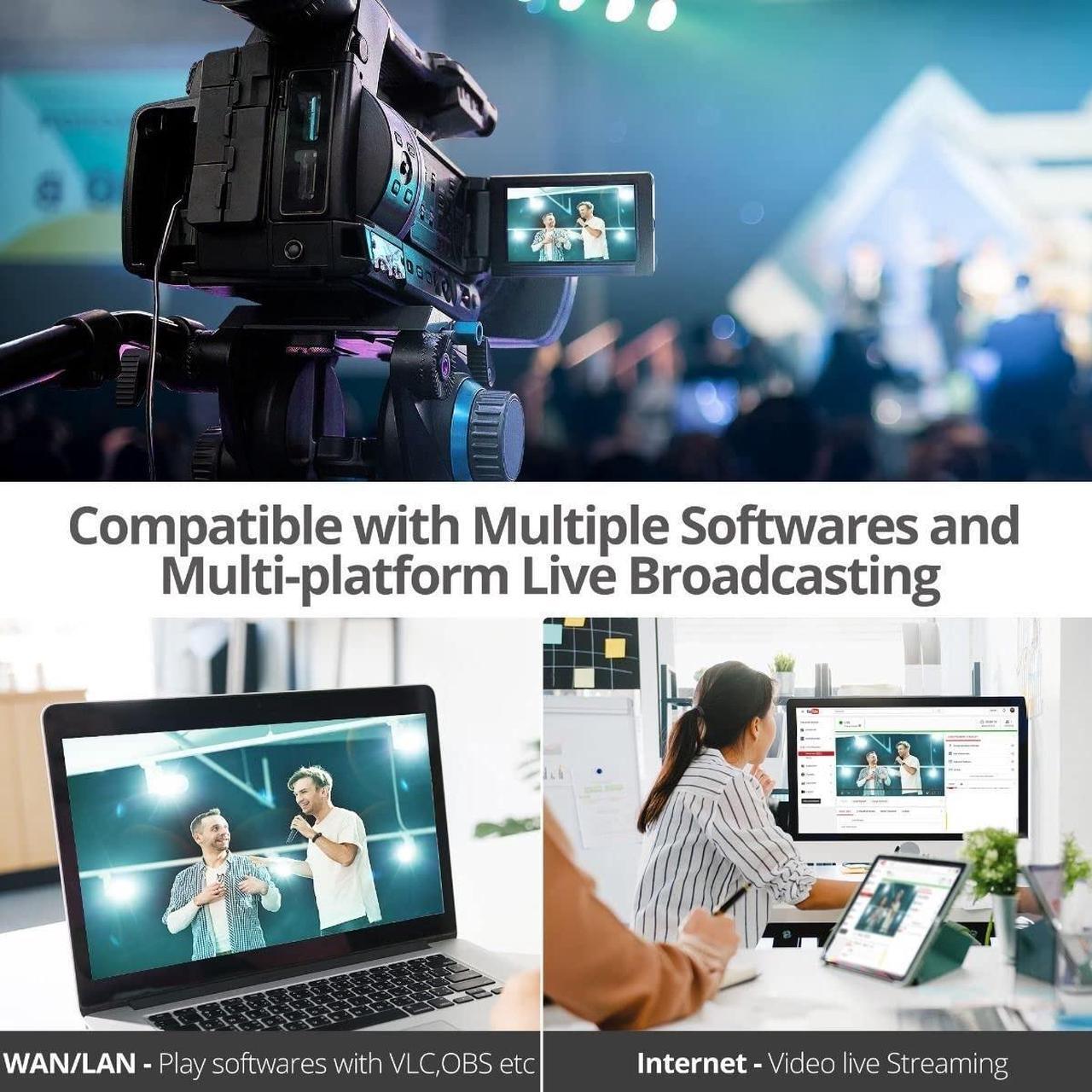 Alt view image 16 of 17 - SIIG 1080p HDMI Video H.264 H.265 IPTV Encoder with Loopout CEH27511S1