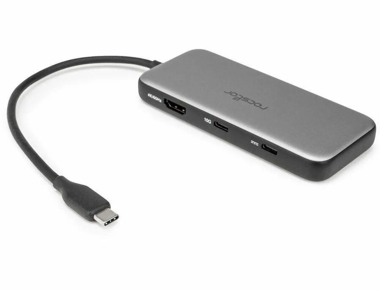 Alt view image 9 of 9 - Rocstor Type-C to HDMI/USB-A 10GX2/Type-C 10G data/SD/TF/PD Charging with DP1.4 Alt mode - for Desktop PC/Notebook/Tablet/Smartphone/Monitor/Memory Card Reader - Charging Capability - Memory Card Read