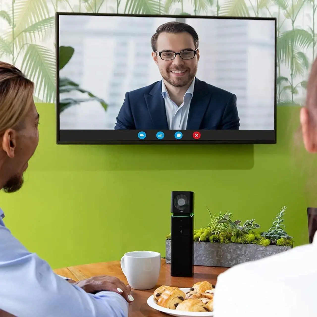 Alt view image 9 of 12 - BOOM UNO (WHITE) VERTICAL VIDEOBAR - FULL HD 1080P CAMERA, HD SPEAKERPHONE, MICR