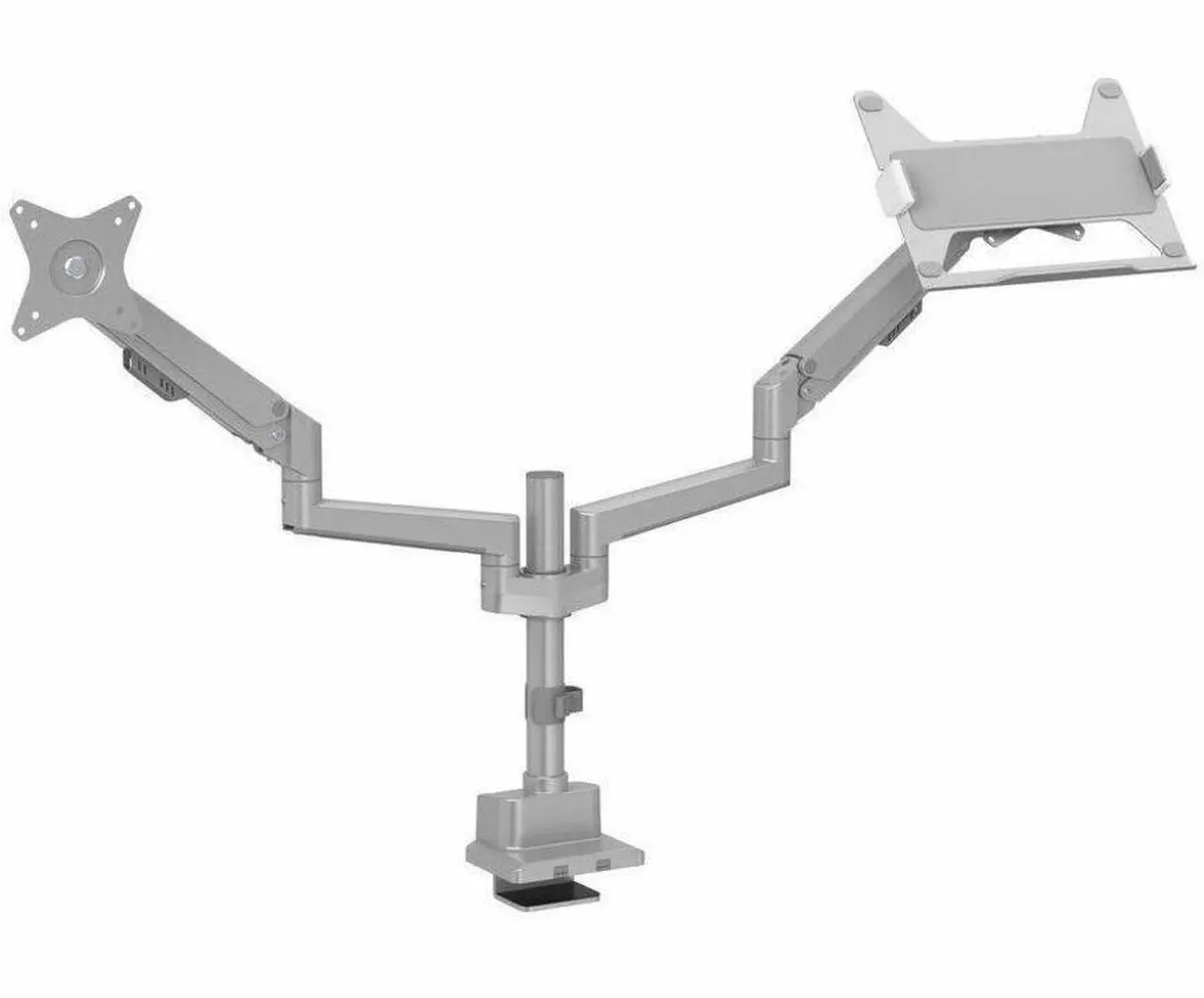 Alt view image 4 of 4 - Amer Mounts Articulating Monitor Arm and Notebook Mount Arm with Hydralift