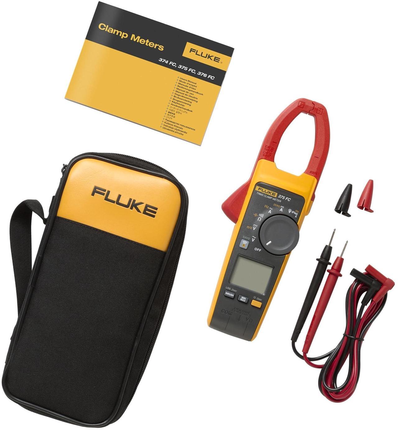 Alt view image 14 of 17 - Fluke - FLUKE-375/FC - FLUKE-375 FC - Clamp Meter, Auto, True RMS, 600 A AC, 1 kV AC, 1 kV DC, 34 mm Jaw Opening Max.