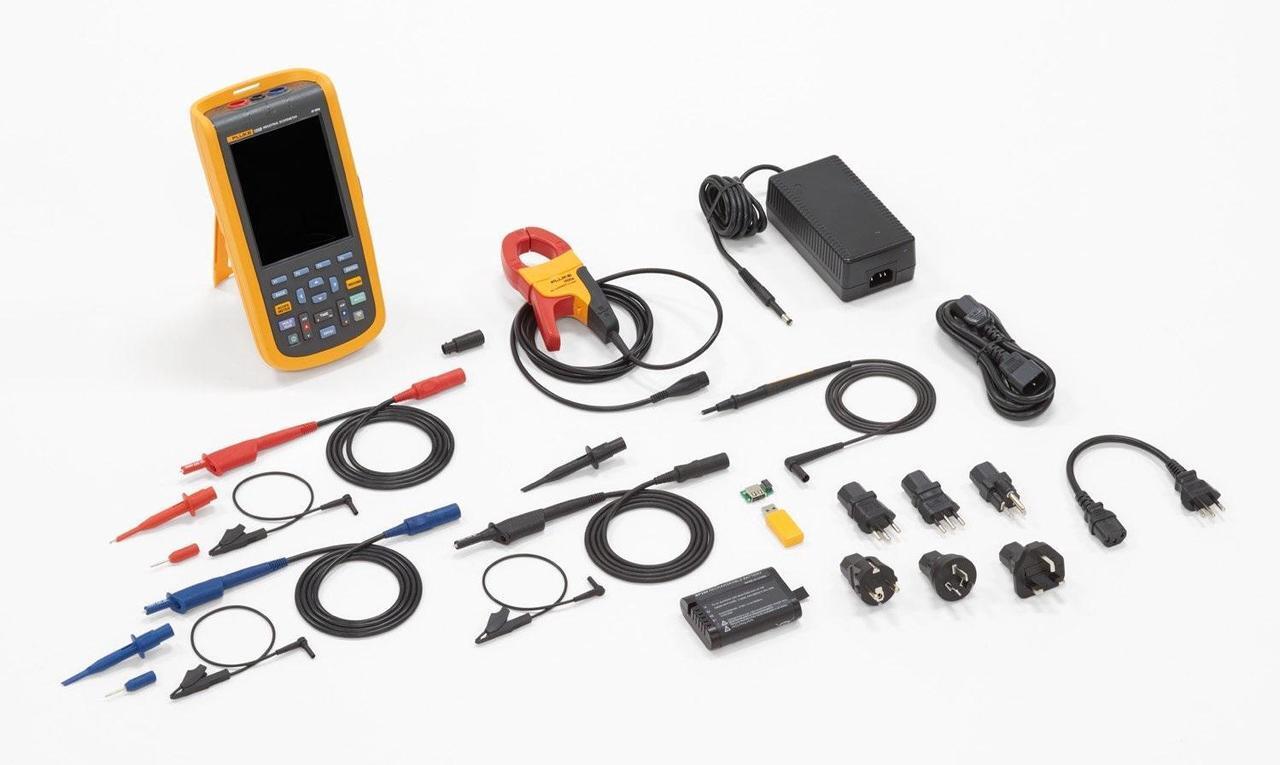 Alt view image 8 of 11 - Fluke 123B Industrial ScopeMeter® Hand-Held Oscilloscope, 20 MHz