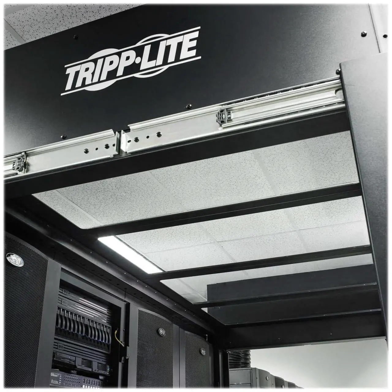 Alt view image 10 of 11 - Tripp Lite Roof Panel Kit for Hot/Cold Aisle Containment System - Standard 600 mm Racks