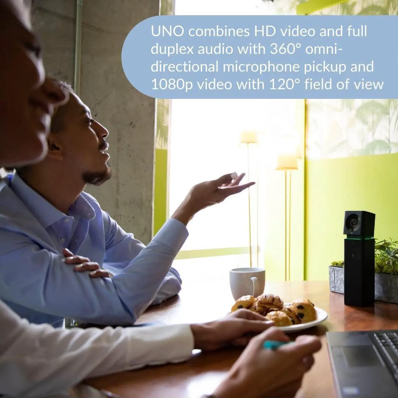 Alt view image 9 of 12 - BOOM UNO (BLACK) VERTICAL VIDEOBAR - FULL HD 1080P CAMERA, HD SPEAKERPHONE, MICR
