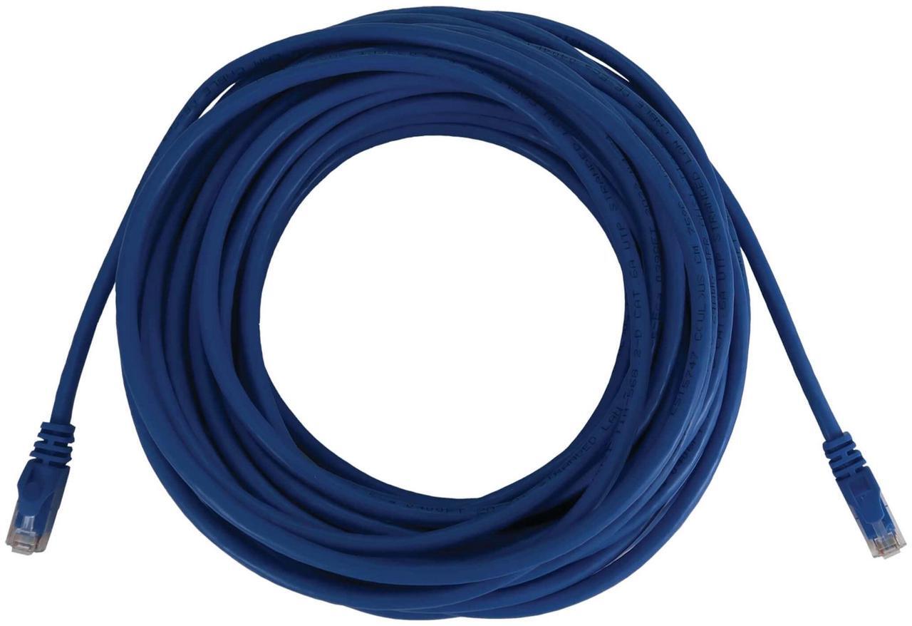 Alt view image 12 of 14 - Tripp Lite Cat6a 10G Snagless Molded UTP Ethernet Cable (RJ45 M/M) N261-050-BL