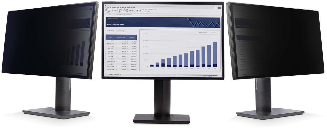Alt view image 9 of 14 - Monitor - Black Hanging Acrylic Privacy Filter