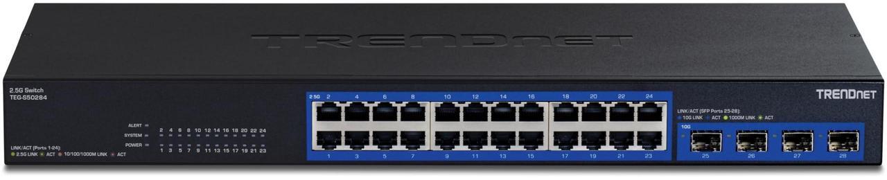 Alt view image 13 of 14 - TRENDnet  TEG-S50284 28-Port 2.5G Switch with 10G SFP+ Ports