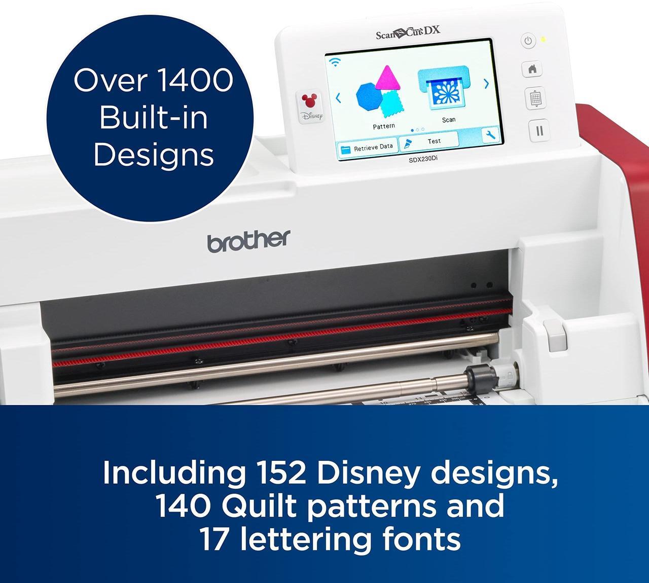 Alt view image 2 of 7 - Brother Disney ScanNCut DX Bundle SDX230Di