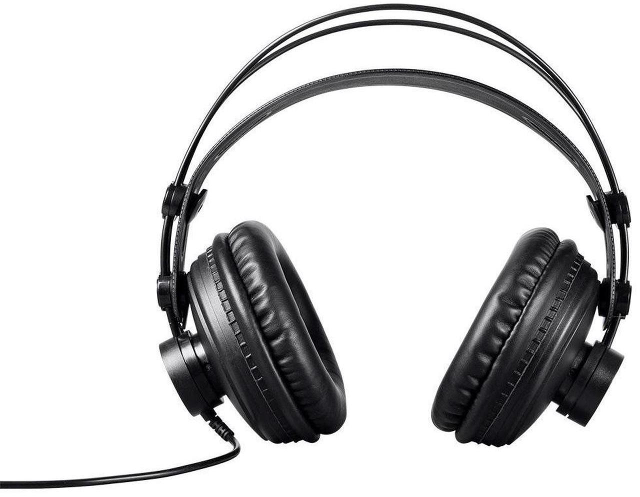 Alt view image 19 of 20 - Monoprice Modern Retro Over Ear Headphones With Ultra-Comfortable Ear pads Perfect For Mobile Devices, Hifi, And Audio/Video Production
