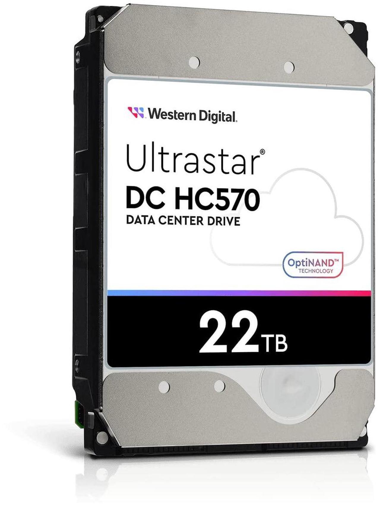 Alt view image 2 of 10 - WD WUH722222ALE6L4 Ultrastar DC HC570 0F48155 22TB 512MB Cache 7200RPM SATA 6.0Gb/s 512E SE 3.5" Internal Hard Drive