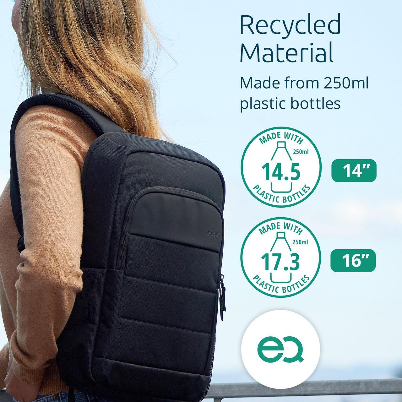 Alt view image 18 of 19 - Kensington 16" Carrying Case Backpack for Notebook Black