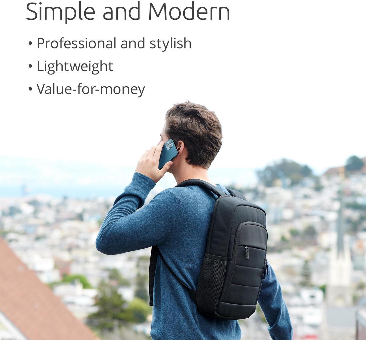 Alt view image 19 of 19 - Kensington 16" Carrying Case Backpack for Notebook Black