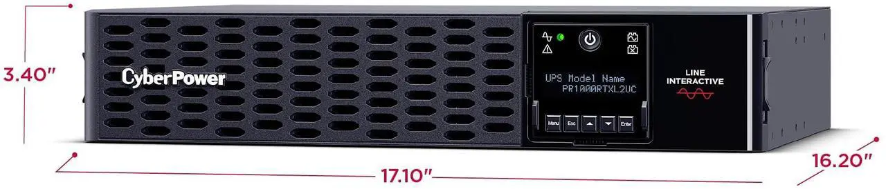 CyberPower Smart App Sinewave PR1000RTXL2UC UPS - Thumbnail 3