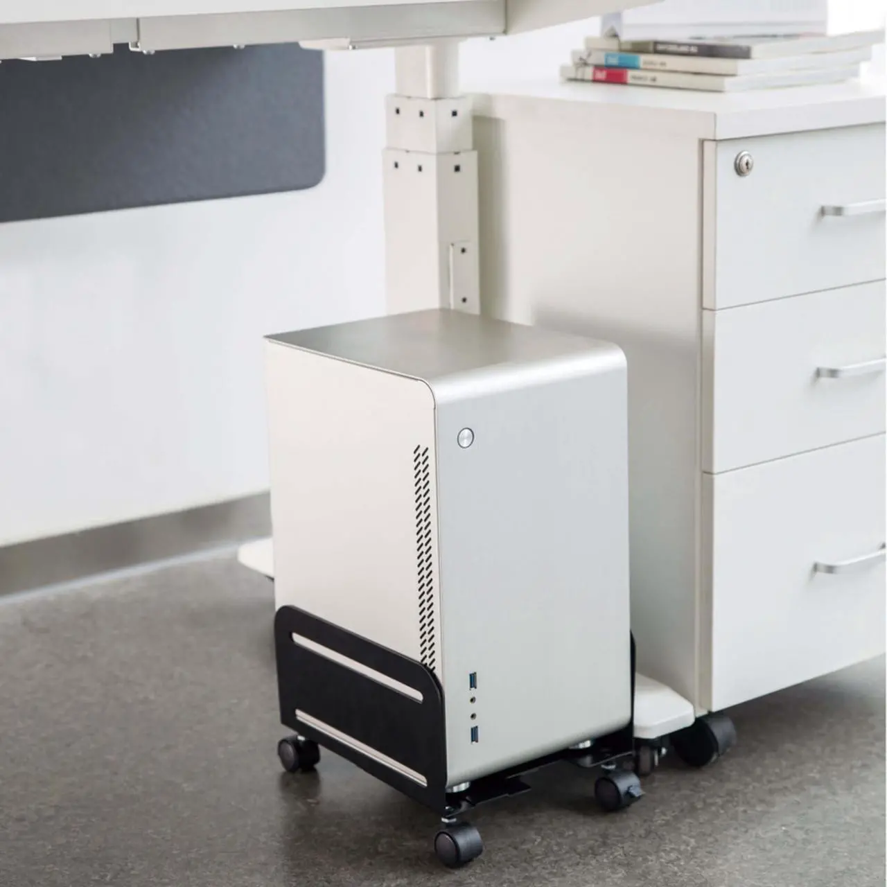 Alt view image 13 of 13 - Tripp Lite Mobile CPU Caddy for Computer Towers Adjustable Locking Casters DCPU2