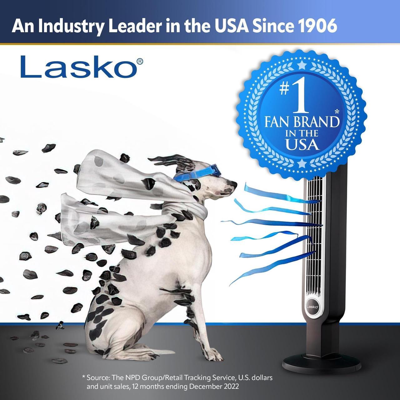 Alt view image 18 of 20 - LASKO PRODUCTS T42950 42 Wind Curve Tower Fan
