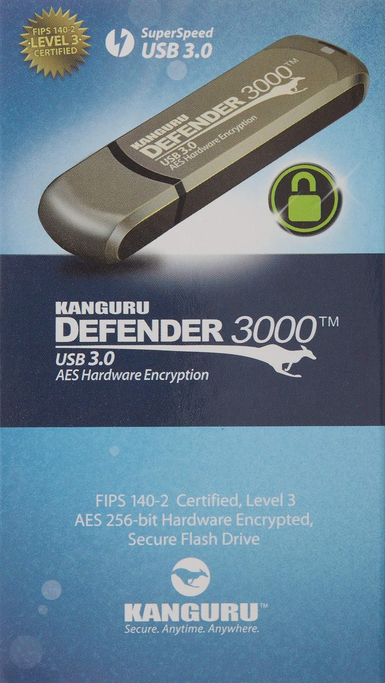 Alt view image 15 of 16 - KANGURU KDF3000-64G 64GB DEFENDER 3000 FLASH DRIVE