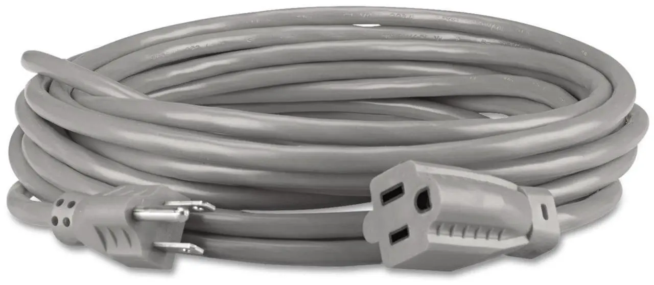 Alt view image 20 of 20 - Innovera Indoor Heavy-Duty Extension Cord, 15ft, Gray 72215