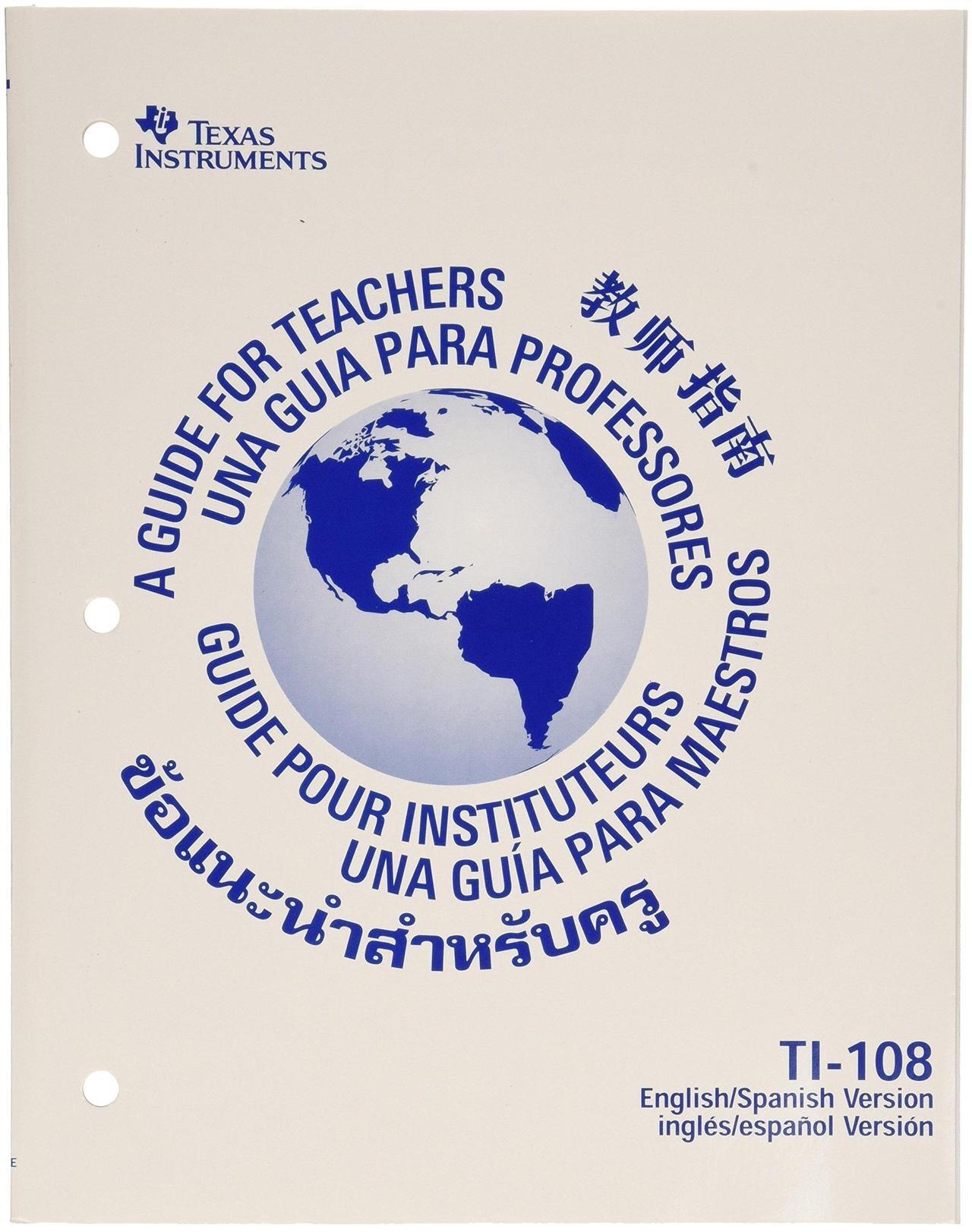 Alt view image 12 of 13 - Texas Instruments TI-108 Teacher Kit TI-108TK 8-Digit Desktop Calculator Blue TI108TK